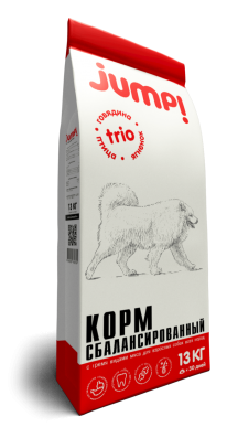 Jump Trio. Сухой корм для собак (13 кг)
